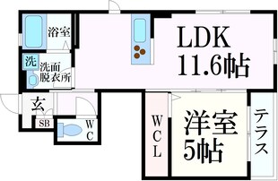 フレシール摩耶の物件間取画像